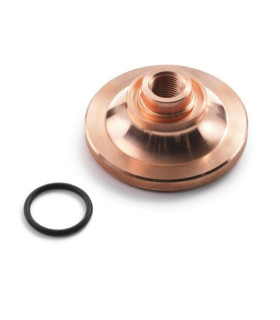 Factory cylinder head combustion chamber insert