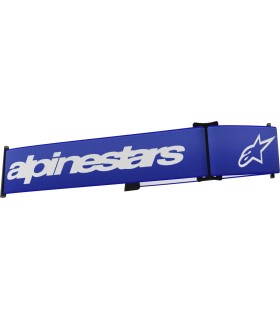 Curea ochelari Supertech albastră, albă