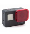 Filtru rosu compatibil camera GoPro Hero 5, 6 si 7 Black