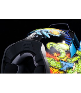 Cască Airflite Bugoid Blitz Multicoloră, Albastră