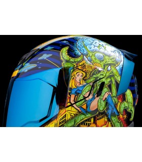 Cască Airflite Bugoid Blitz Multicoloră, Albastră
