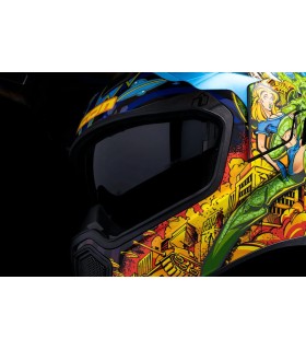 Cască Airflite Bugoid Blitz Multicoloră, Albastră