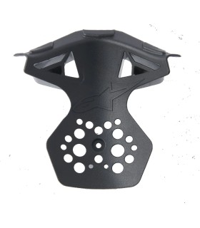 Cadru de ventilație pentru bărbie pentru cască Supertech M10, negru
