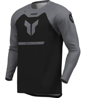 Tricou Ridemode Menace Negru, Gri