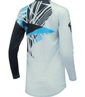 Tricou Sector Split pentru femei, negru, albastru