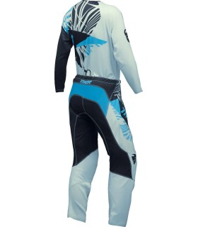 Tricou Sector Split pentru femei, negru, albastru