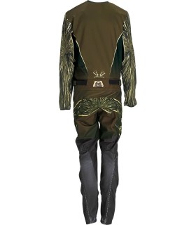 Pantaloni Agroid pentru tineri verzi, negri