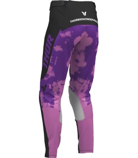 Pantaloni Launchmode Bleach pentru femei, violet, negru