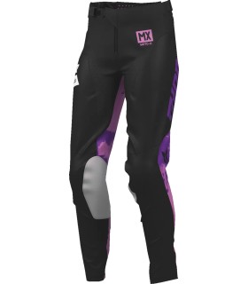 Pantaloni Launchmode Bleach pentru femei, violet, negru