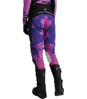 Pantaloni Launchmode Bleach pentru femei, violet, negru