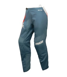 Pantaloni Sector Split pentru femei, albaștri, albi