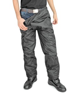 Pantaloni de ploaie compacti negri
