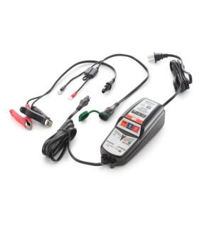 Battery charging and testing unit