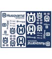 Set Stickere Husqvarna 21 x 29 Cm