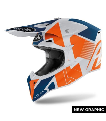 Casca Airoh Wraap Raze Orange Matt