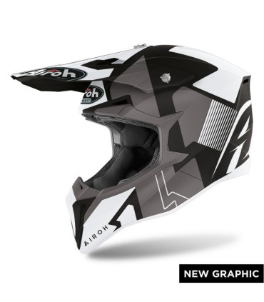 Casca Airoh Wraap Raze Black Matt