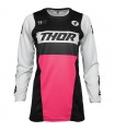 Tricou Enduro - Mx Dama Thor Pulse Racer Black / Pink