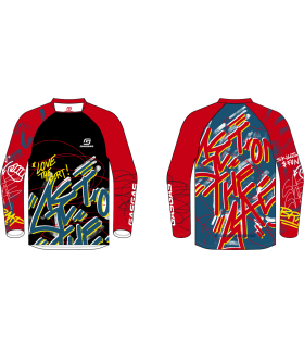 KIDS OFFROAD JERSEY BLK/RED